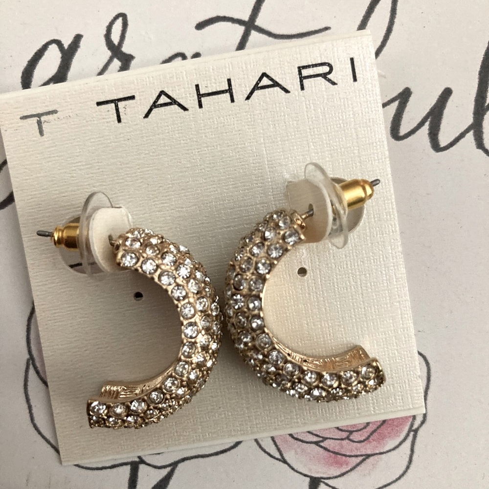 Gorgeous Rhinestone Hoops